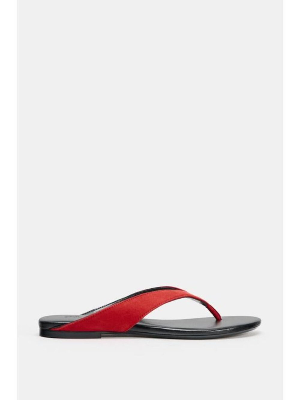 ZARA FLAT LEATHER SANDALS
